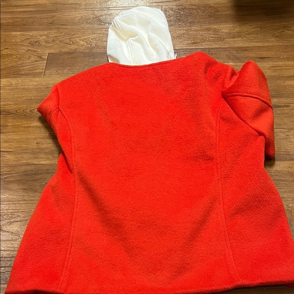 Maeve by Anthropologie Red Double-Breasted Coat with detachable Hood - Picture 12 of 12